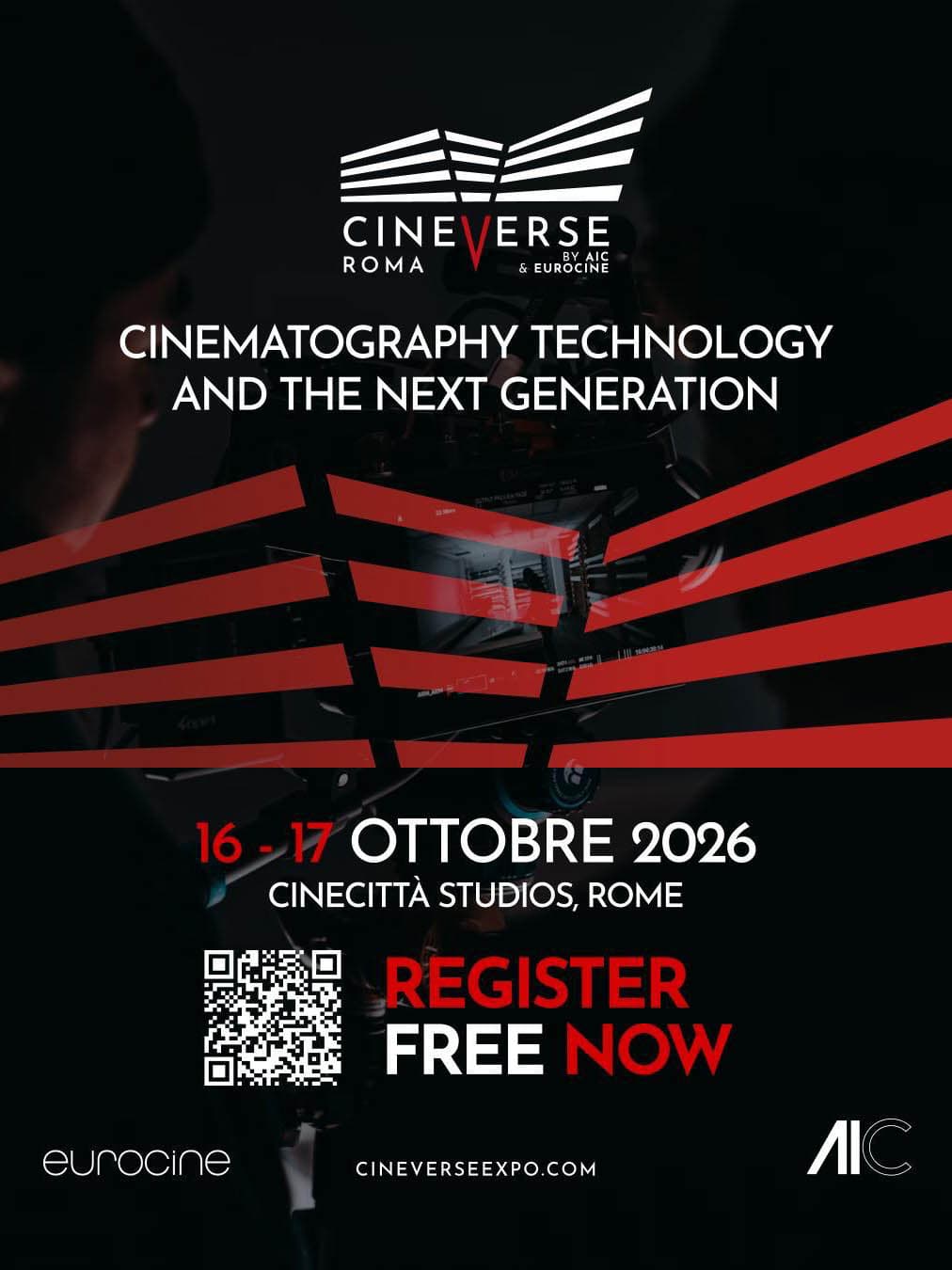 Cineverse fuarı 2026 yılında Cinecittà Studios'ta düzenlenecek